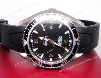 Omega Seamaster Replica Planet Ocean Rubber Strap Automatic Watch